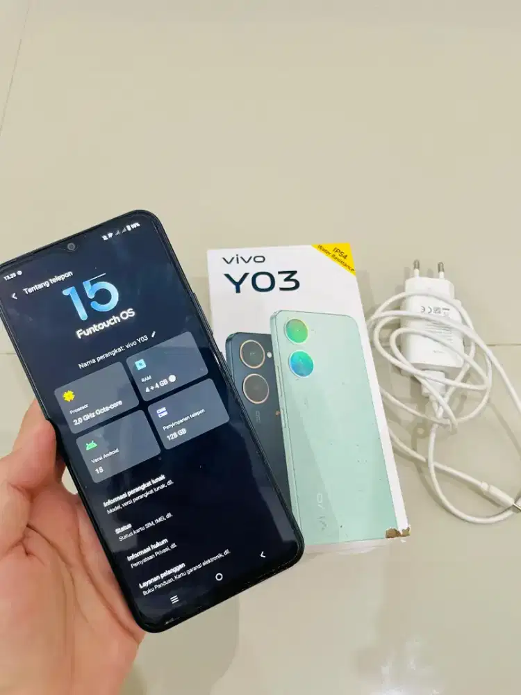 Mulus! Vivo Y03 4/128, IMEI tembus.