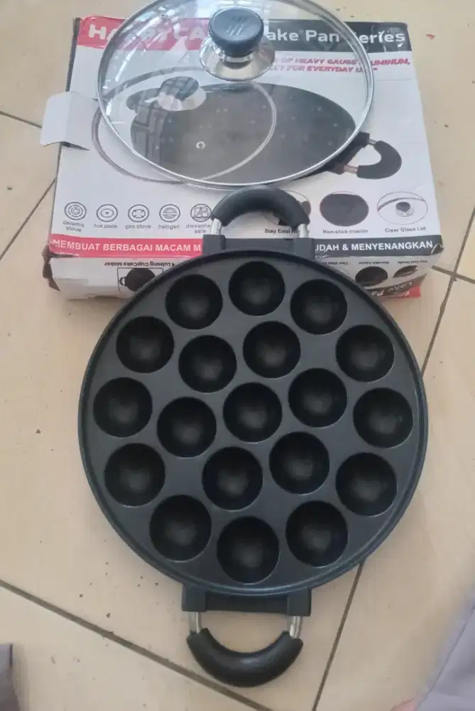 Cetakan takoyaki 19 lubang