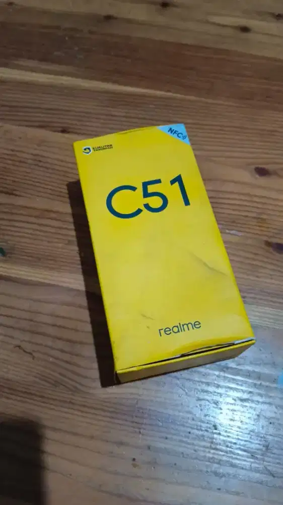 Bismilah ..hp Realme C51 mulus komplit full set