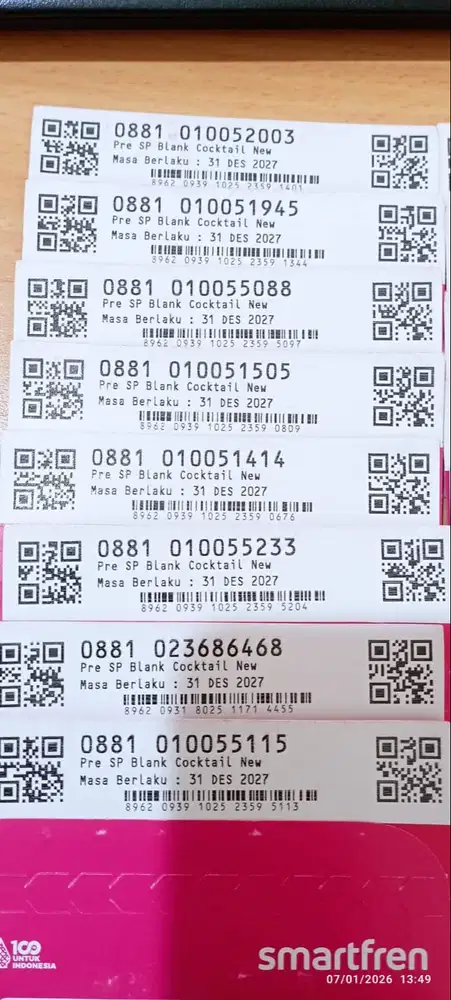 Nomor Cantik Smartfren