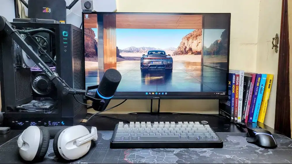 Paket PC ITX Rakitan Setup Gaming + Streaming - Ryzen 5 9600X, 9060XT