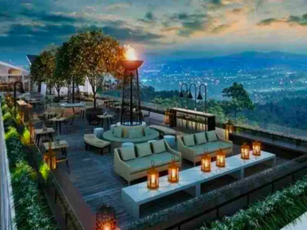 villa premium lokasi elite satu komplek dengan hotel amarta hills bintang 4 panderman hills view istimewa bisa tambah kolam renang + furniture BU SEGERA