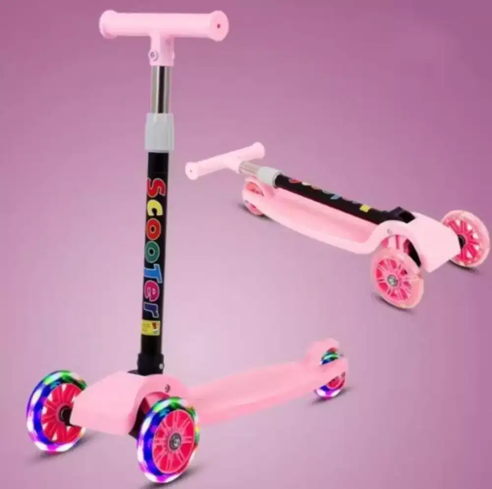 Scooter anak warna pink
