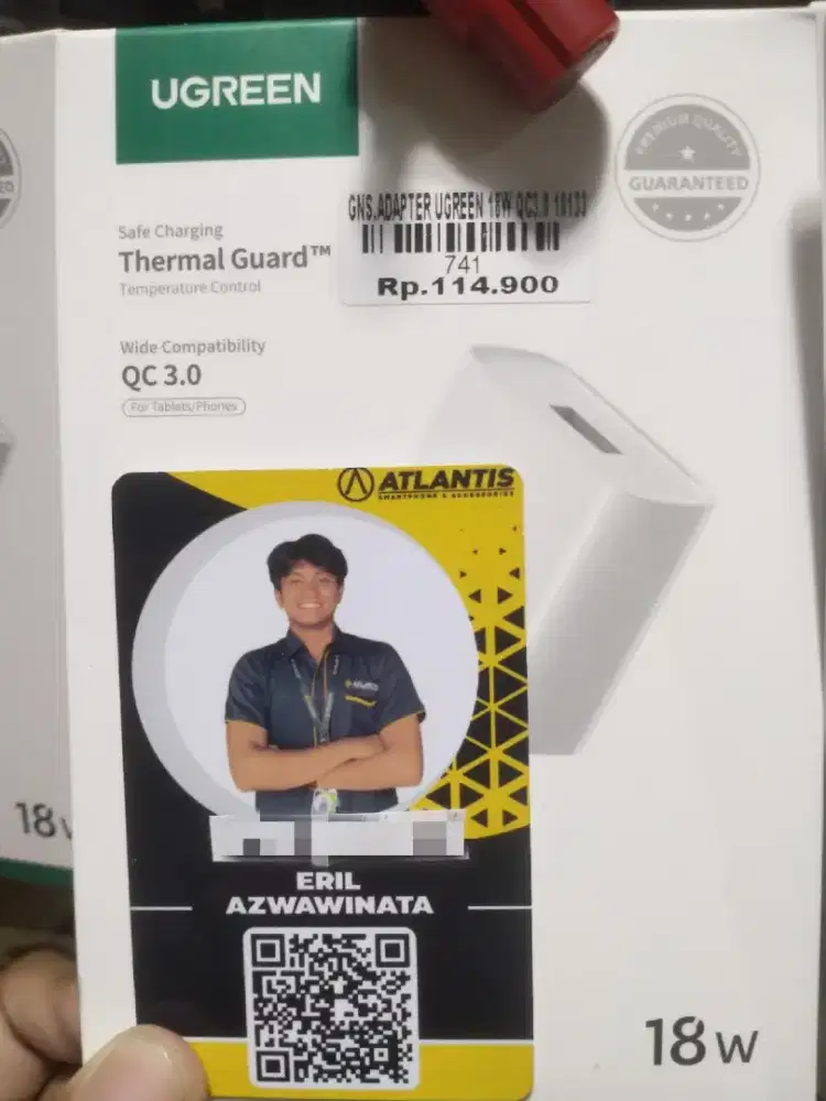 GNS. ADAPTER UGREEN 18W QC3.0 10133