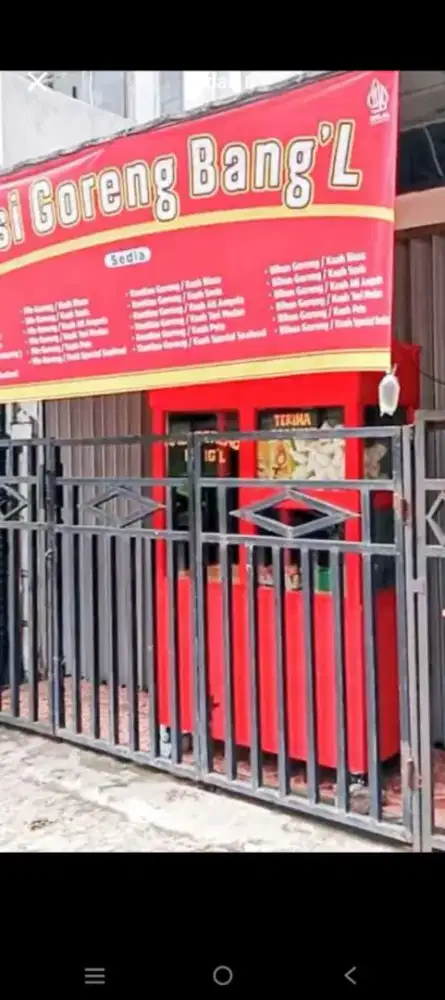 Dijual gerobak bekas jualan nasi goreng