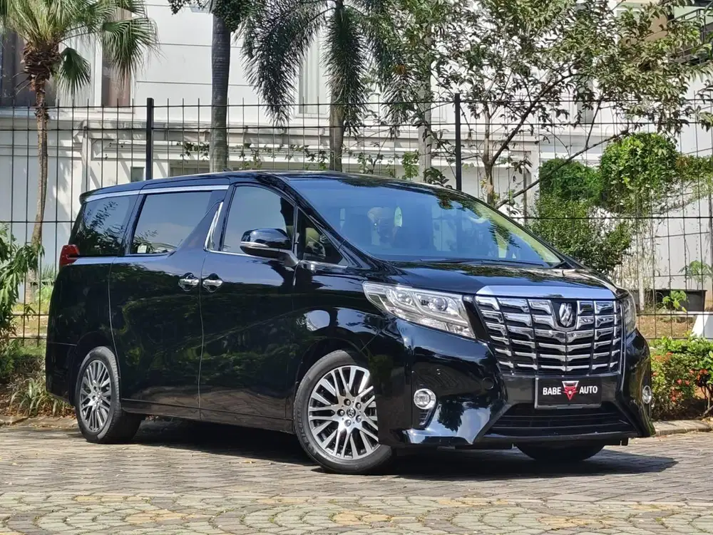 TOYOTA ALPHARD 2.4 G AT 2017 km LOW BERGARANSI