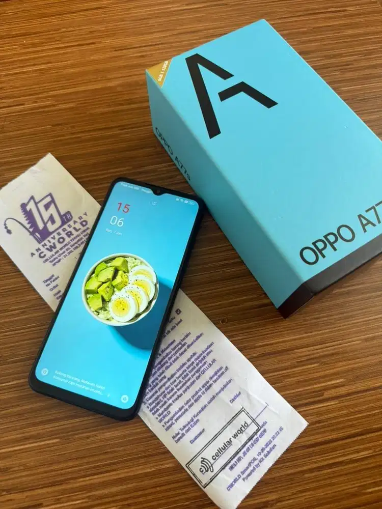 Dijual Oppo A77s 8/128 pemakaian pribadi
