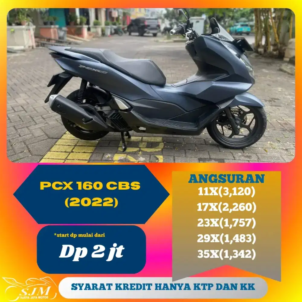 HONDA PCX 160 CBS 2023 SIAP PAKAI