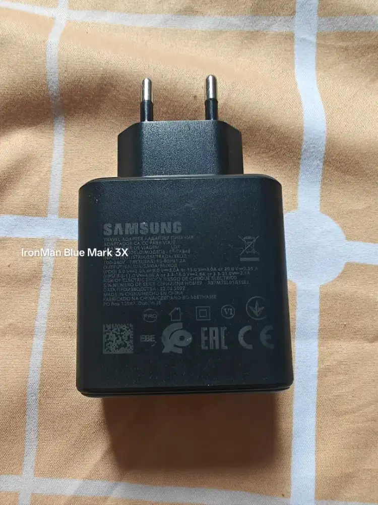Samsung Adapter 45w 45 watt super fast charger original  Type C