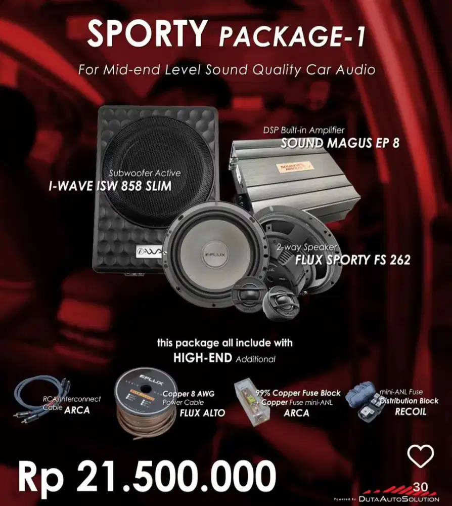 Set audio mobil