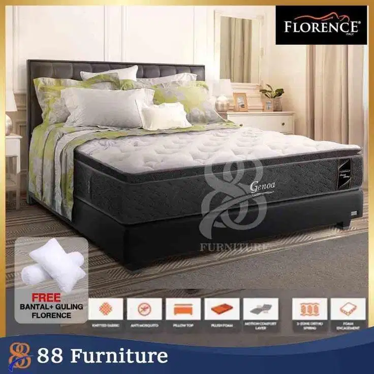 Dijual satu set Springbed florance type genoa ukuran 180X200