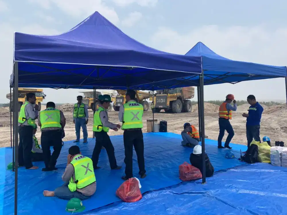 Tenda Lipat matic praktis gazebo portable payung buat jualan