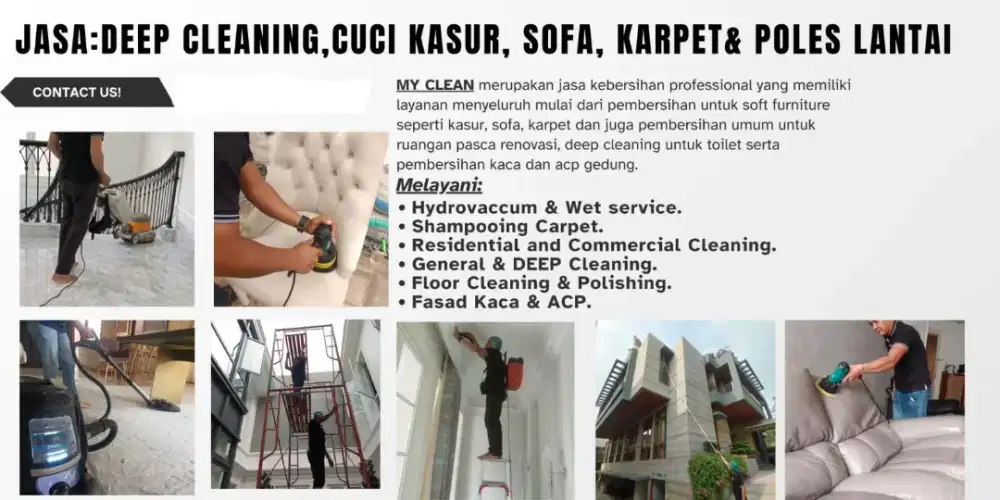 Cuci karpet, Sofa,kasur dll Jasa cleaning servis dan poles lantai