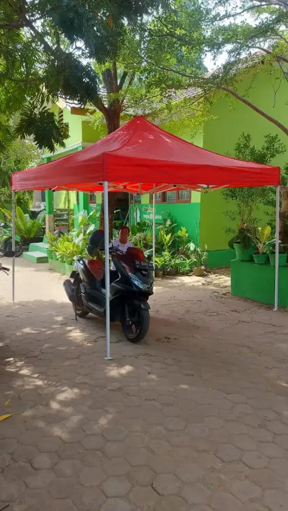Tenda Lipat matic praktis gazebo portable payung buat jualan