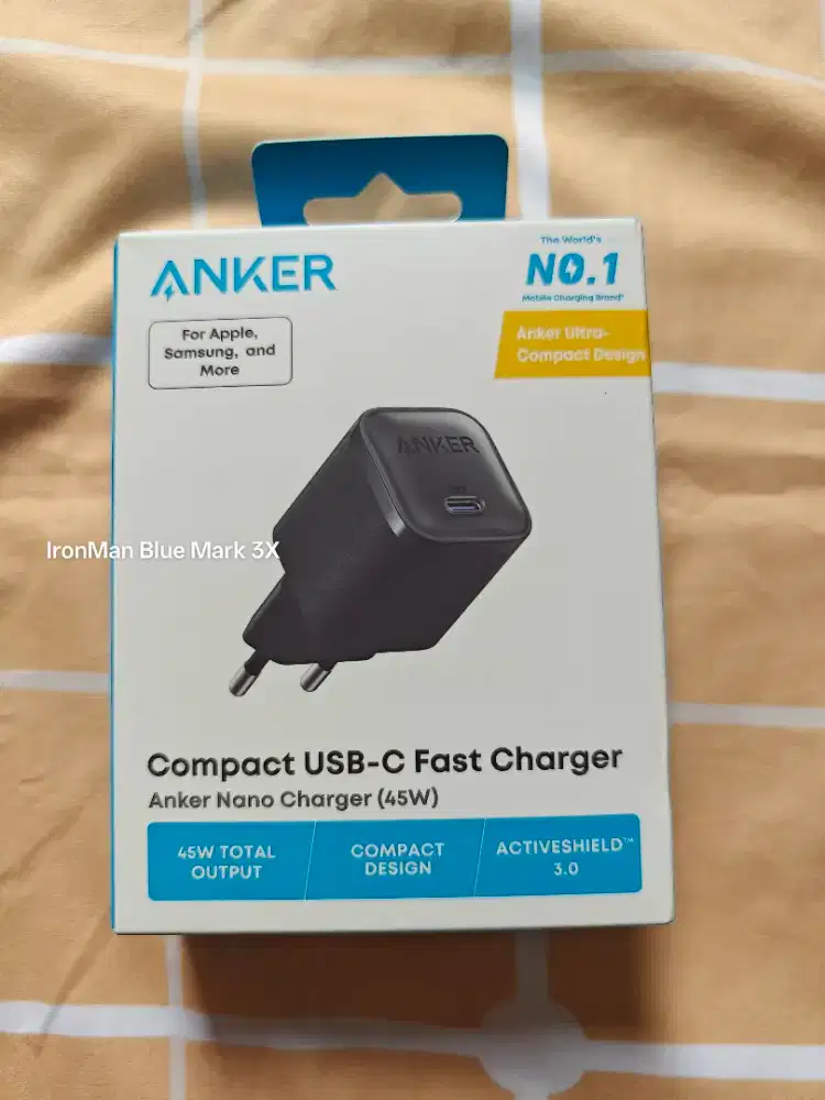 Anker 45w support super fast charger iPhone 14 15 16 Android Samsung