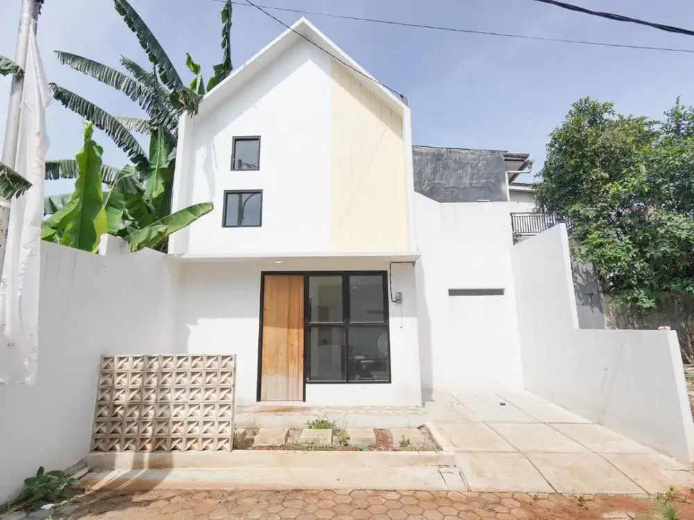 Rumah SHM 2 Lt Bebas Banjir 10 Mnt ke Gerbang Tol Jati Warna J-35697