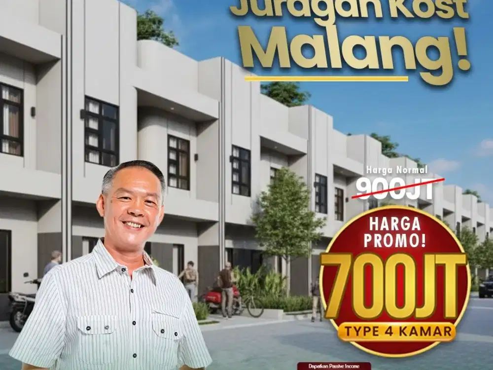Rumah Kos Dijual di Area Kampus UIN 3 Malang Dekat UMM UNISMA DINOYO