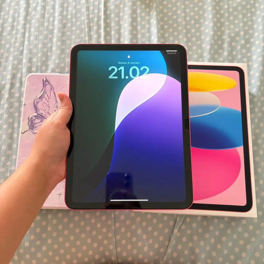 iPad gen 11 128gb Pink garansi iBox