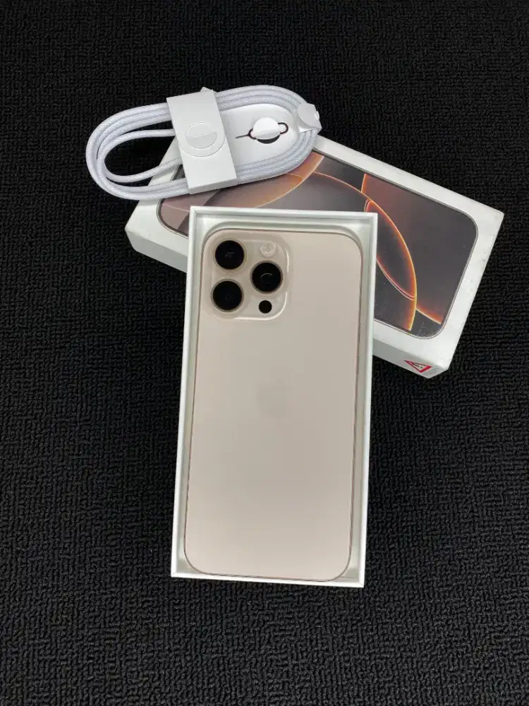 iPhone 16 Pro Max 256 iBox BH 100% Siklus 6x