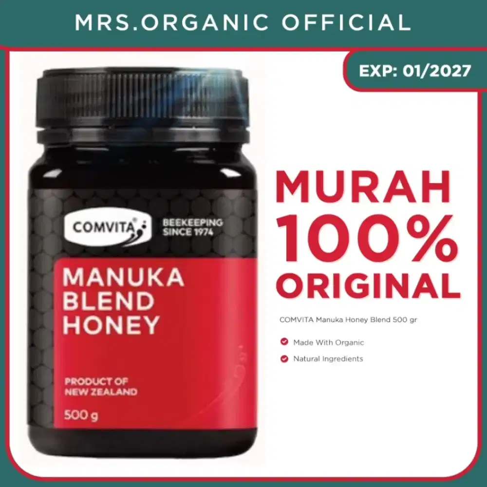 COMVITA MANUKA BLEND HONEY MADU DARI NEW ZEALAND BARU ORIGINAL ASLI BU