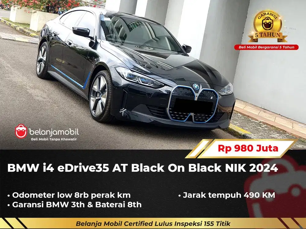 [ GARANSI 5TH ] BMW i4 i 4 eDrive35 eDrive 35 AT 2024/2025