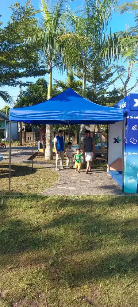 Tenda Lipat matic praktis gazebo portable payung buat jualan