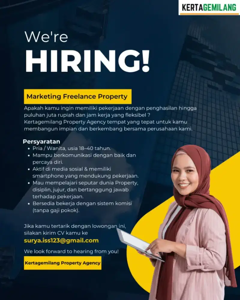 Lowongan Marketing Freelance Property Syariah