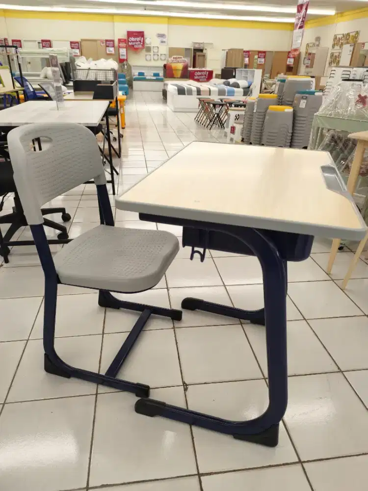 PROMO CUCI GUDANG MEJA SEKOLAH/MEJA BELAJAR SET