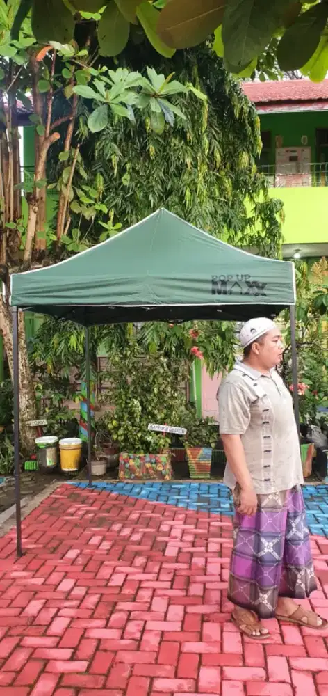 Tenda Lipat matic praktis gazebo portable payung buat jualan