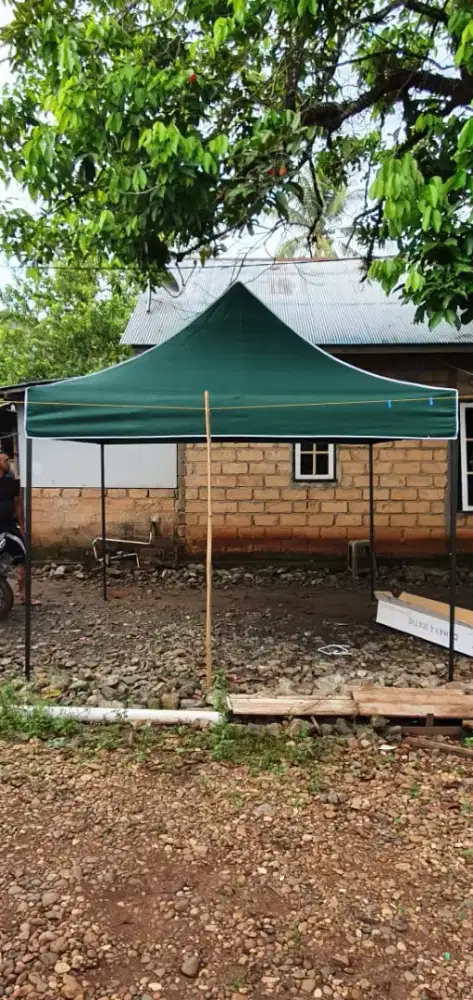Tenda Lipat matic praktis gazebo portable payung buat jualan
