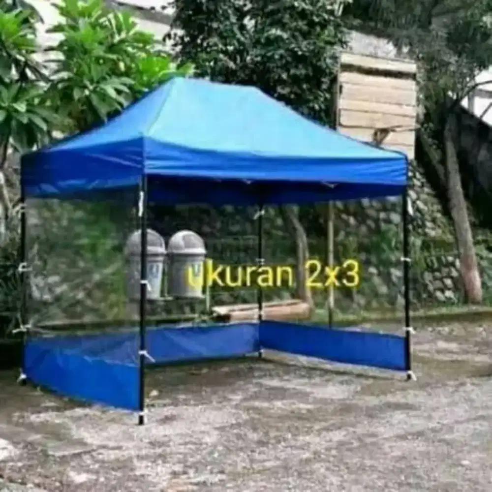 Tenda Lipat matic praktis gazebo portable payung buat jualan