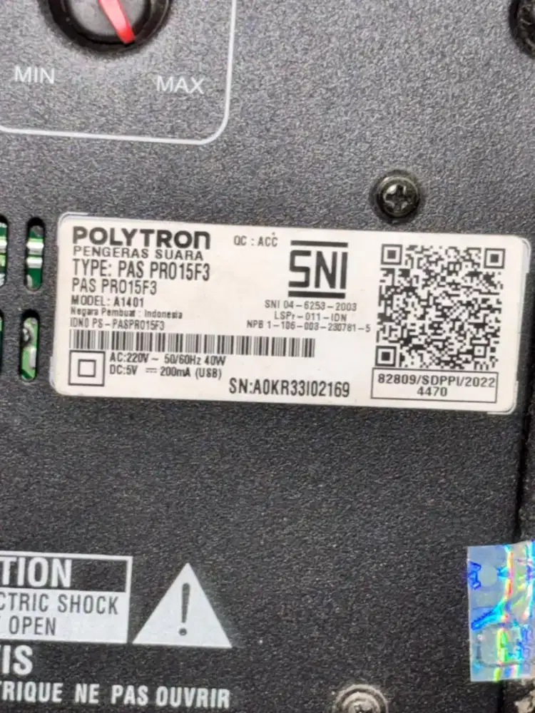 Speaker bluetooth POLYTRON PAS PRO15F3