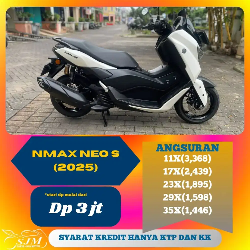 YAMAHA NMAX NEO S 2025 CASH & KREDIT
