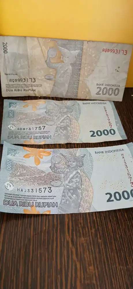 KOLESI UANG BIBIT KHUSUS KOLEKTOR PECAHAN 2K