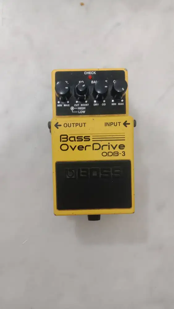 Boss bass overdrive