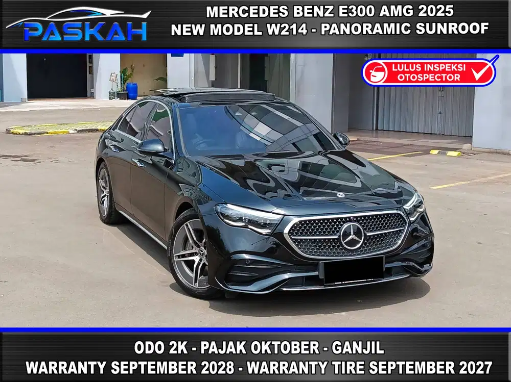 BARU=3BULAN Nik=2025 ASLI KM=TIGA RIBU BUNGA=4% Mercedes E300 AMG 2025