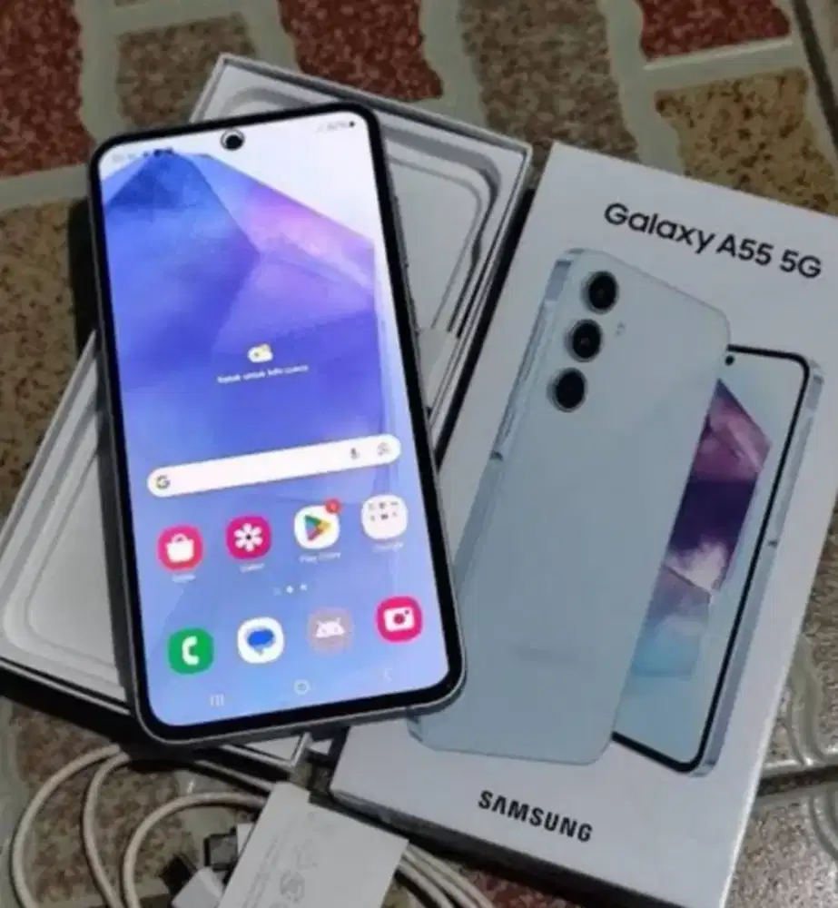 Murah hp Samsung A55 5G 8/256 lkp, bs TT