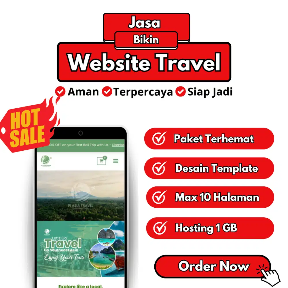Jasa Bikin Website Travel Profesional & Terpercaya