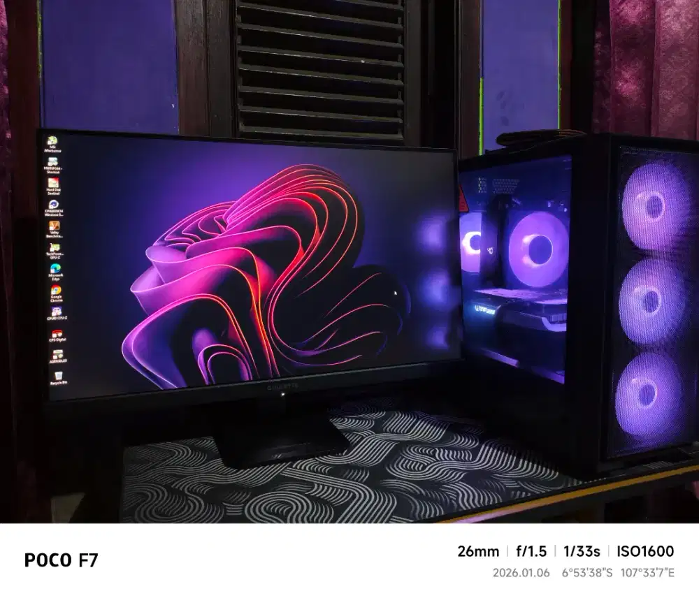 pc gaming ryzen 7 5700g ram 32gb ssd 1tb vga rtx 4060 monitor 27 in