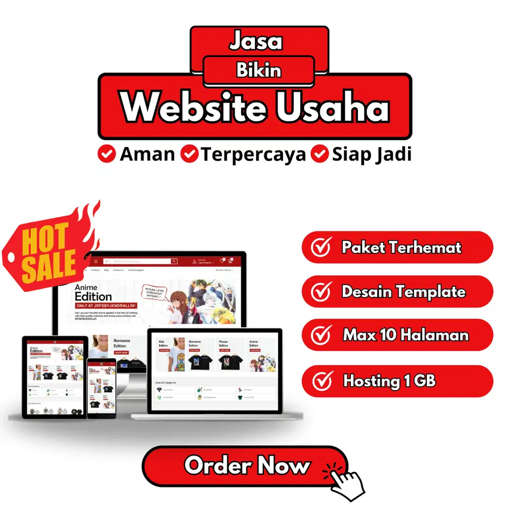 Jasa Bikin Website Usaha Profesional & Custom