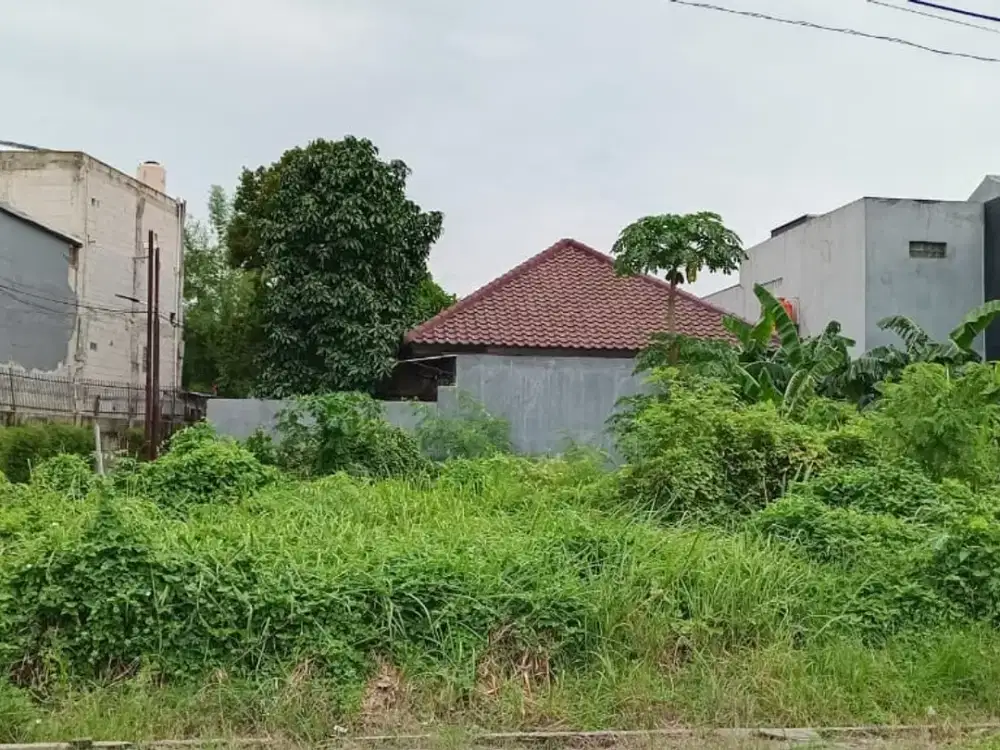 Dijual tanah kavling Hook di Perumahan kota harapan indah bekasi