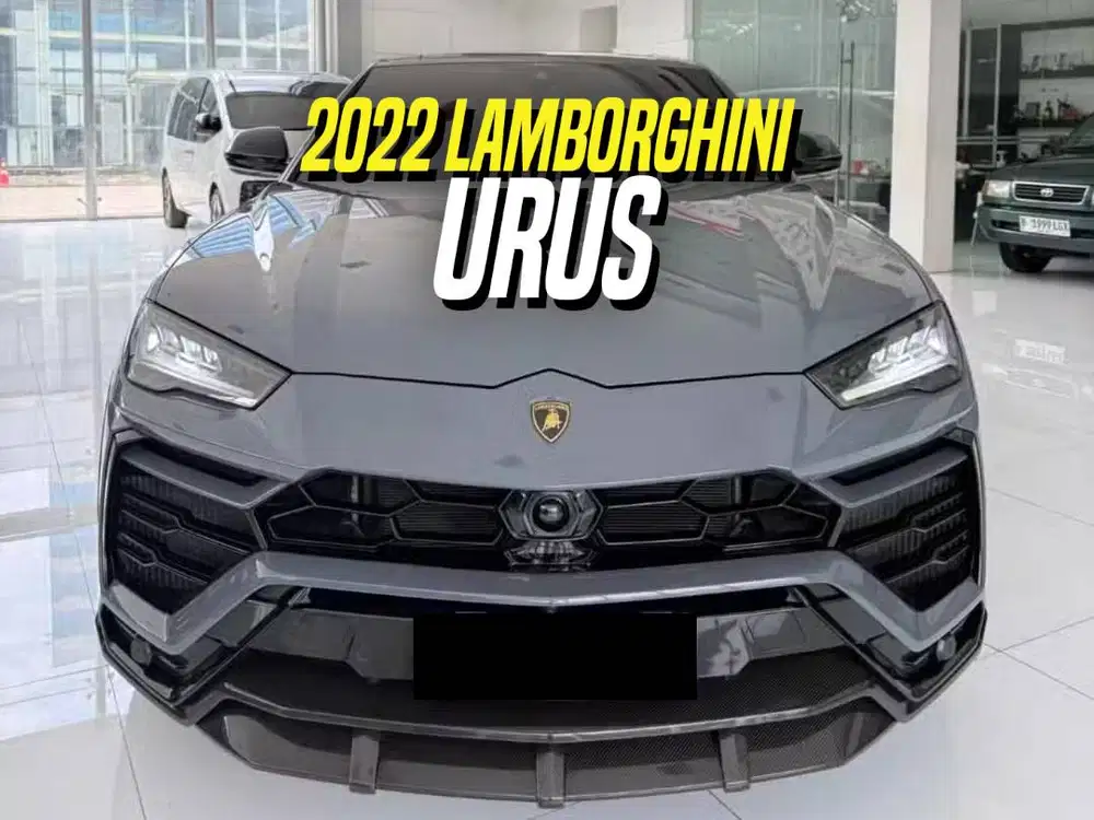 Lamborghini Urus Urban Kit 2022 Grey on Black Abu-abu Abu