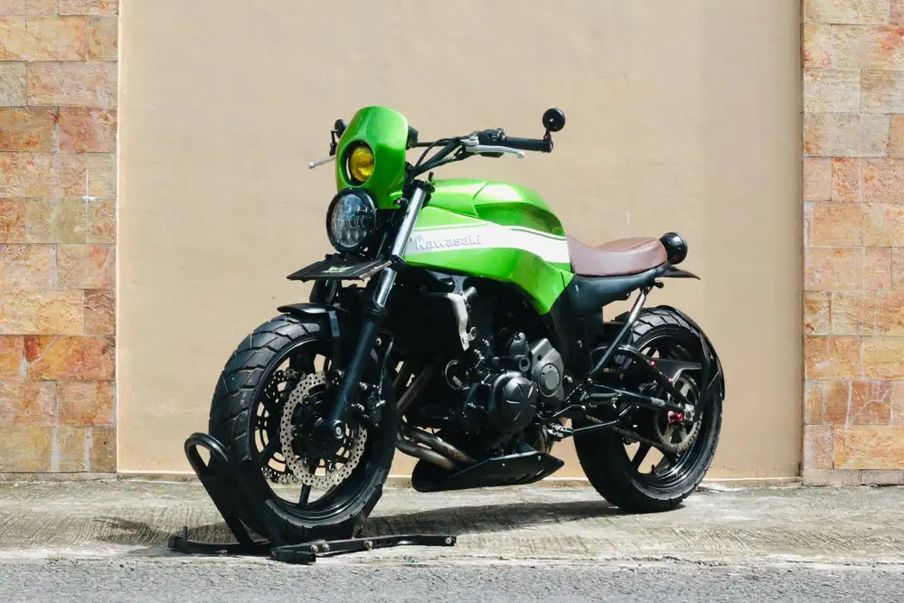 Kawasaki er6 er6n er6f custom cakep mesin sehat siap pakai turing jauh