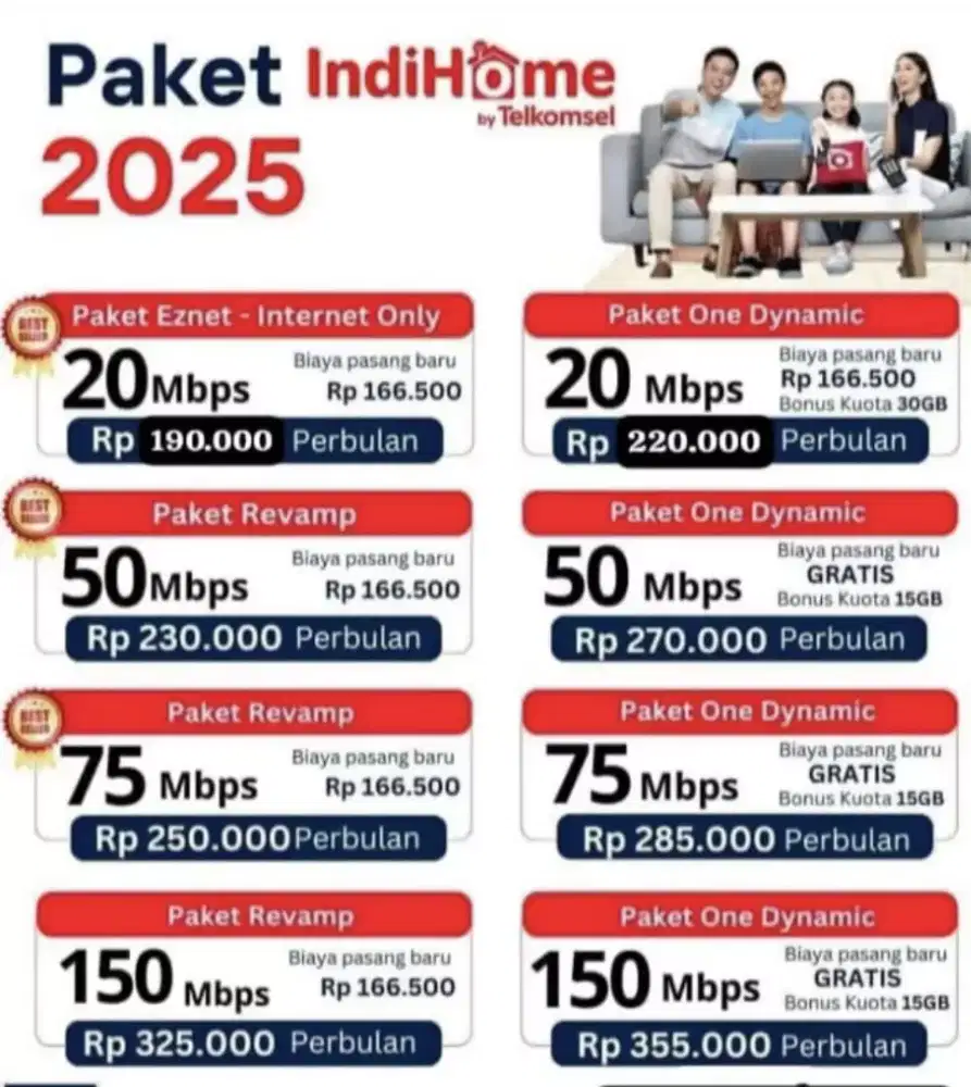 Pasang Internet Indihome
