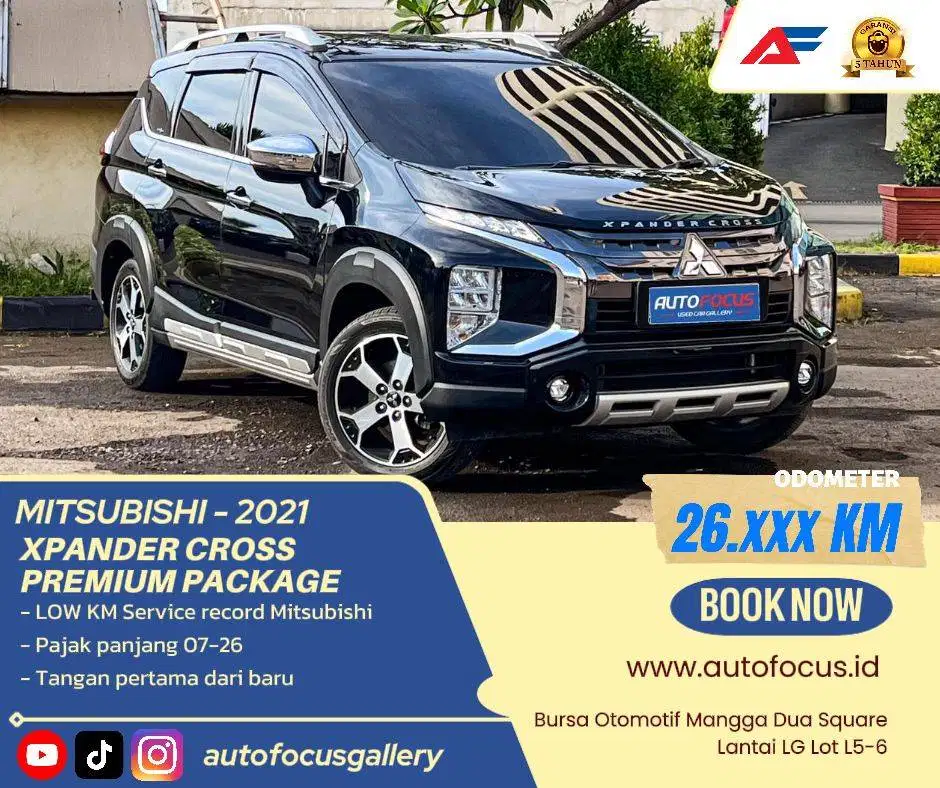 Mitsubishi Xpander Cross Premium Package 1.5 AT 2021 Hitam