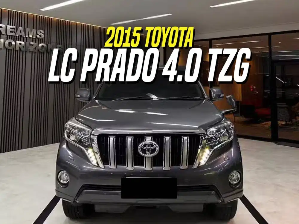 Toyota Land Cruiser Prado TZG 4.0 2014 Grey on Beige Abu-abu Abu TZ G