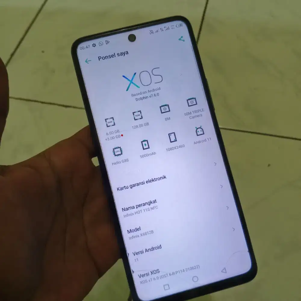 Infinix Hot 11s NFC 6+3/128