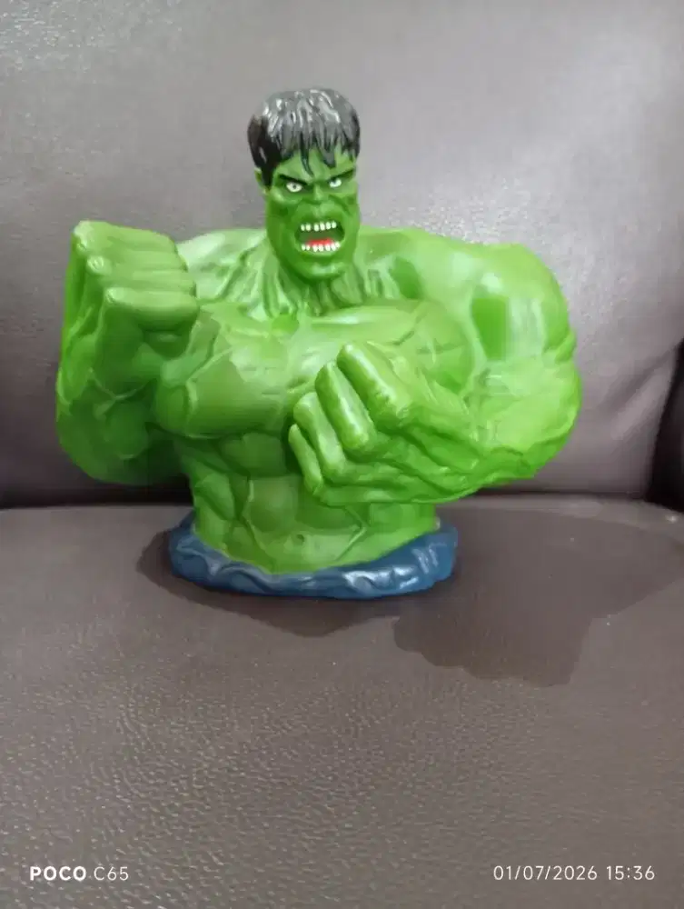 Angry Green Hulk Money Bank collection (Hard Plastic)
