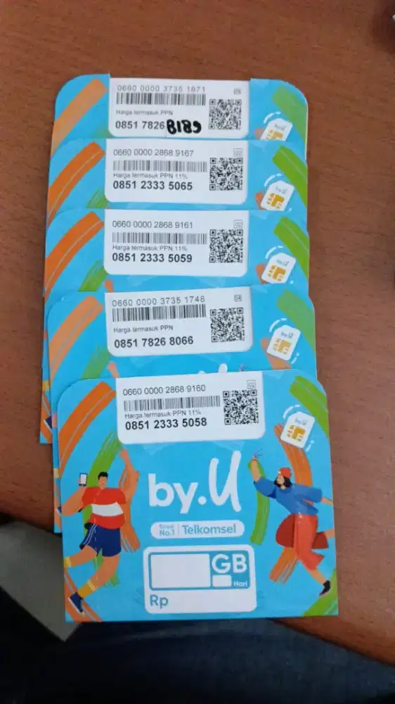 SUDAH REGISTRASI AKTIF TINGAL PAKAI KARTU PERDANA TELKOMSEL BYU SIMPAT