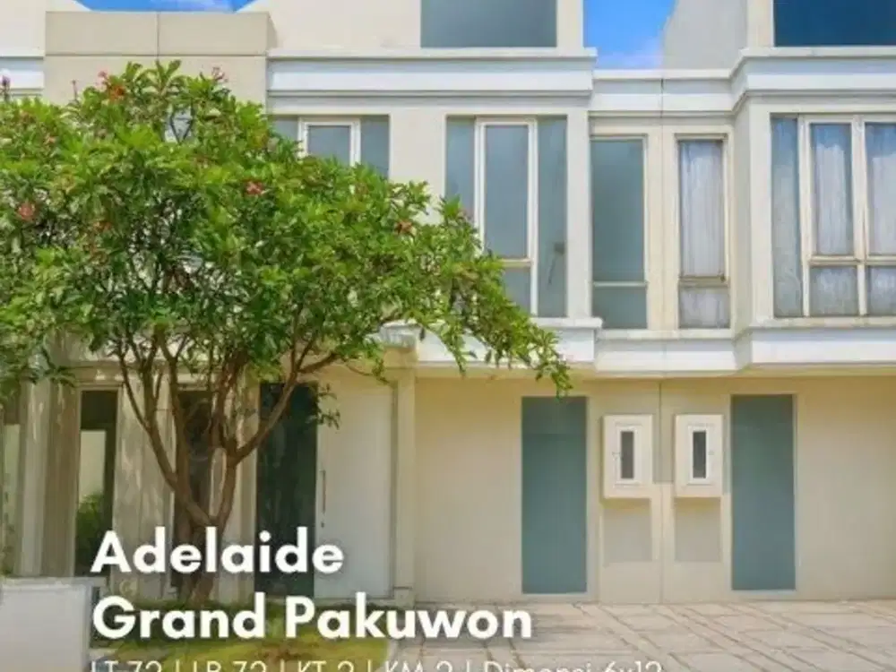 Termurah Rumah Grand Pakuwon Adelaide Paling Murah Surabaya
